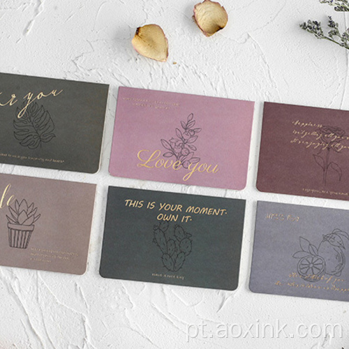Pacotes de cartões de felicitações de casamento imprimindo pacotes personalizados